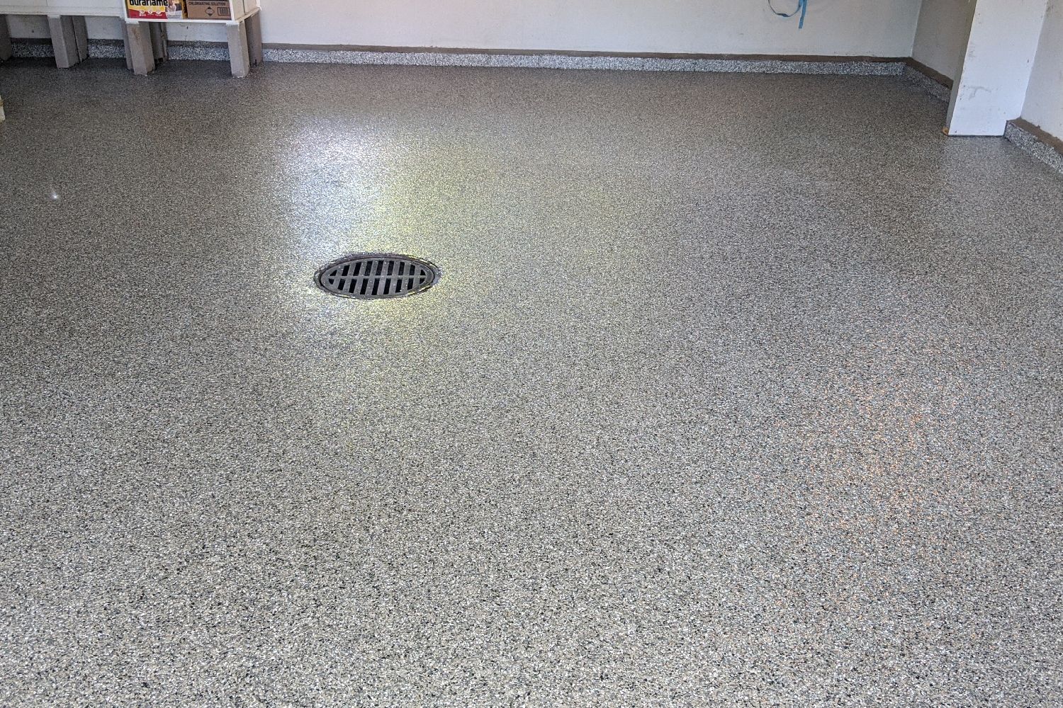 Floor Coated in Lennox Flakes