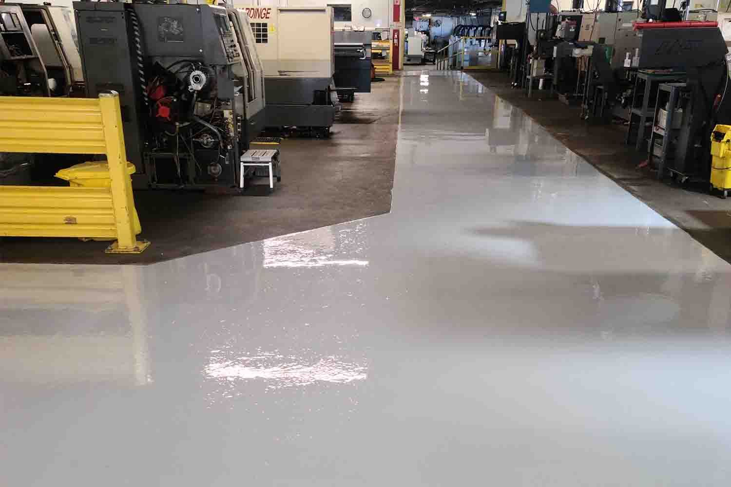 Epoxy coated Industrial floor